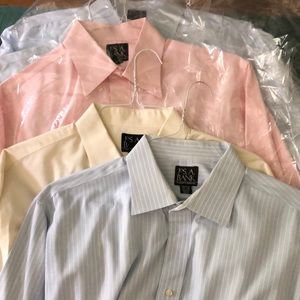 3 Men’s Large 17.5-35 Dress Shirts- Variety
